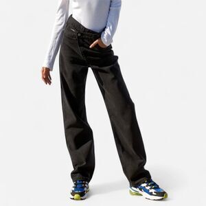 Insane Gene Black Weekend Crossover Hi-Rise Straight Jeans Size 29